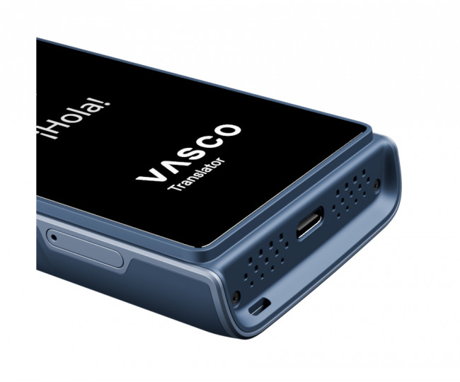 Голосовий перекладач із функцією клонування голосу Vasco Translator Q1 Slate Blue